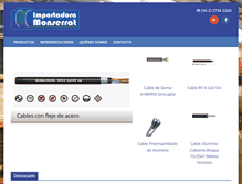 Tablet Screenshot of importadoramonserrat.cl